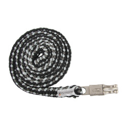 Longe met halster Waldhausen Plus met paniekhaak Zwart / grijs
