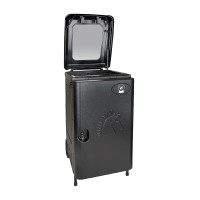 Rolkoffer Waldhausen voor zadels Zwart