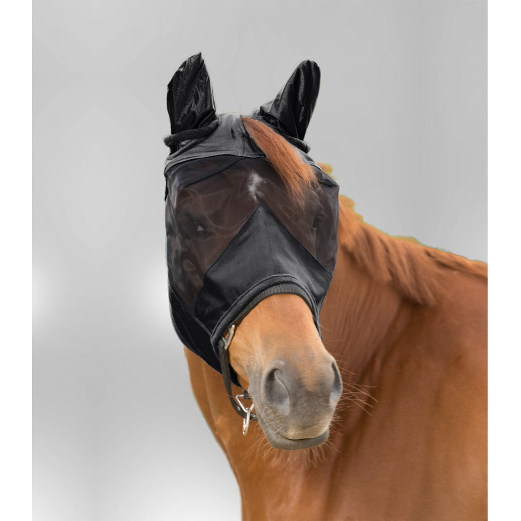 Waldhausen Premium vliegenmasker met oorbescherming Waldhausen Premium vliegenmasker met oorbescherming