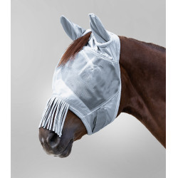 Waldhausen Premium vliegenmasker met oorbescherming en franje op het voorhoofd