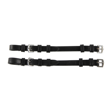 Bits met ringen Waldhausen S-Line per paar Zwart