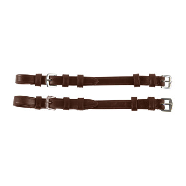 Bits met ringen Waldhausen S-Line per paar Bruin