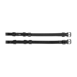 Bits met ringen Waldhausen S-Line per paar Zwart