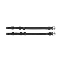 Bits met ringen Waldhausen S-Line per paar Zwart