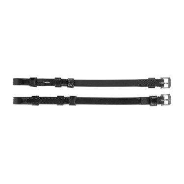 Bits met ringen Waldhausen S-Line per paar Zwart