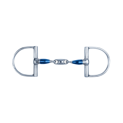 Waldhausen Sweet Iron D-Ring bit met dubbele breuk anatomisch
