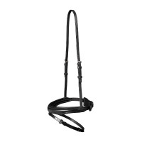 Gecombineerde neusriem Waldhausen S-Line Zwart Gecombineerde neusriem Waldhausen S-Line Zwart