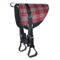 Waldhausen Bar-Back-Pad rijpad zonder zadel Grijs / rood