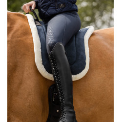 Pad voor rijden zonder zadel Waldhausen Soft Nachtblauw