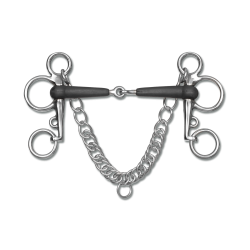 Pelham caoutchouc Waldhausen simple brisure