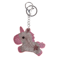 Porte-clés Waldhausen Licorne Zilver / roze