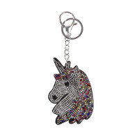 Porte-clés Waldhausen Licorne Zilver / roze