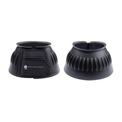 Cloches Waldhausen caoutchouc par 2 Zwart Cloches Waldhausen caoutchouc par 2 Zwart