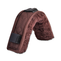 Rembourrage peau d'agneau Waldhausen dessus ou dessous de muserolle Bruin