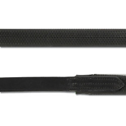 Rênes caoutchouc Waldhausen Zwart