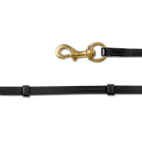 Rênes Island Waldhausen mousqueton Zwart / goud