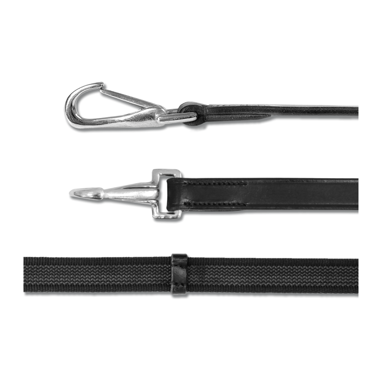 Waldhausen antislip teugels met musketon