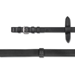 Rênes Waldhausen cuir extra-longues Zwart