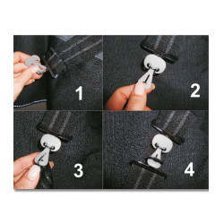 Safe-Gum Waldhausen 6 élastiques mélangés Grijs