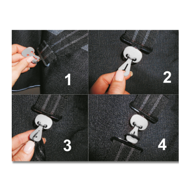 Safe-Gum Waldhausen 6 élastiques mélangés Grijs