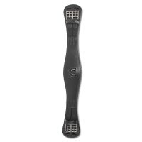 Sangle courte Waldhausen cuir avec élastique Zwart