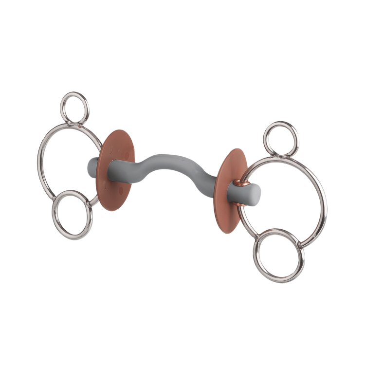 Mors 3 ringen Beris tongvrij mondstuk Mors 3 ringen Beris tongvrij mondstuk