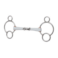 Bit met 3 ringen Beris dubbel gebroken Medium