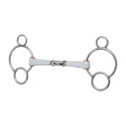 Bit met 3 ringen Beris dubbel gebroken Medium