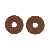 Beris rubberen bitringen Bruin