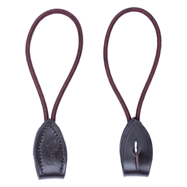 Korte Pelham leren riem Beris per 2 Bruin