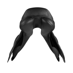 Waldhausen Comfort springzadel van leer Zwart