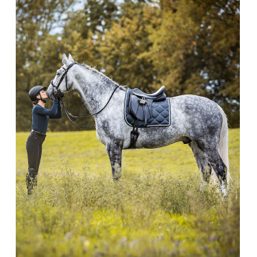 Waldhausen Premium dressuurzadel van leer Zwart