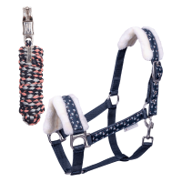 Set halster Waldhausen Lucky Nachtblauw / lucky