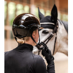 Swing H24 Lady glanzend helm Glanzend zwart