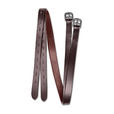 Stijgbeugellussen Star 25 mm Bruin