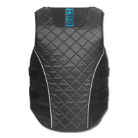 Swing P19 veiligheidsvest met ritssluiting voor volwassenen Zwart / grijs