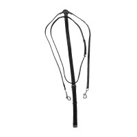 Martingaal aanpasbaar aan Star-teugels Zwart