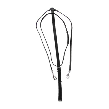 Martingaal aanpasbaar aan Star-teugels Zwart Martingaal aanpasbaar aan Star-teugels Zwart