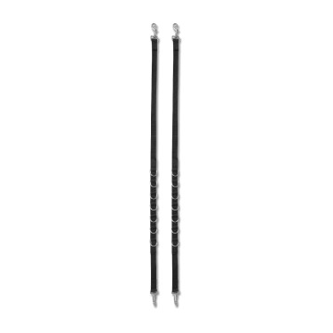Vaste nylon teugels Star Zwart