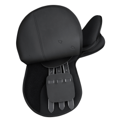 Gemengd zadel Star Zwart