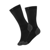 Korte ELT Bamboo paardrijsokken Zwart