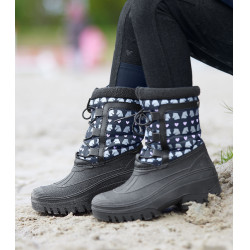 Thermische schoenen ELT Lucky Snowfall kind Nachtblauw / lucky heart