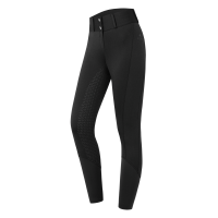 ELT rijbroek met hoge taille Essential siliconen Zwart