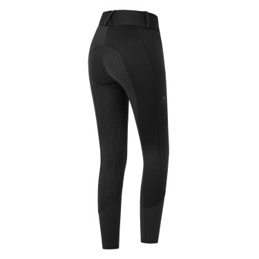 ELT rijbroek met hoge taille Essential siliconen Zwart
