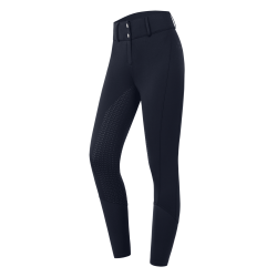 ELT rijbroek met hoge taille Essential siliconen Diepblauw
