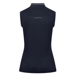 Mouwloze technische polo ELT Paris Diepblauw