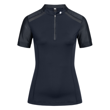 Functioneel ELT-rits-T-shirt Nancy Diepblauw Functioneel ELT-rits-T-shirt Nancy Diepblauw