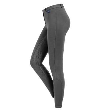 ELT Fun Sport kinderrijbroek met siliconen Asfalt Grijs