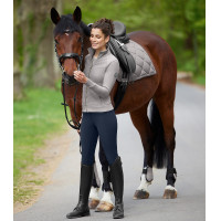 Rijbroek ELT Micro Sport silicone hoge taille Nachtblauw