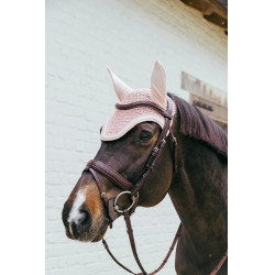 Bonnet Wellington Gevlochten Koord Kentucky Lichtroze